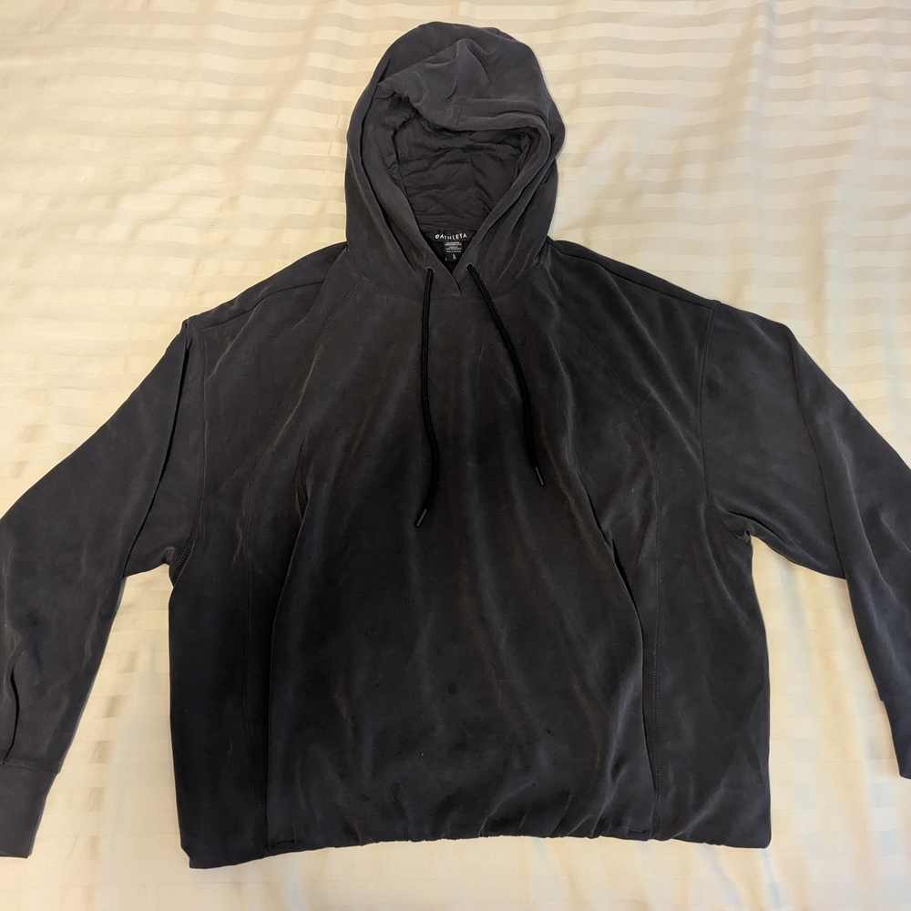 Athleta Charcoal Gray Hoodie for Men